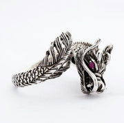 Small Sterling Silver Dragon Ring