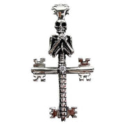 Skeleton Skull Sterling Silver Key Pendant